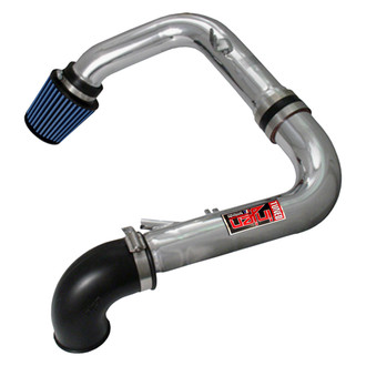Injen® - SP Series Polished Silver Cold Air Intake System with Blue Filter