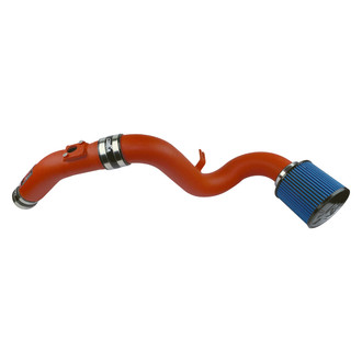 Injen® - SP Series Wrinkle Red Short Ram Air Intake System with Blue Filter