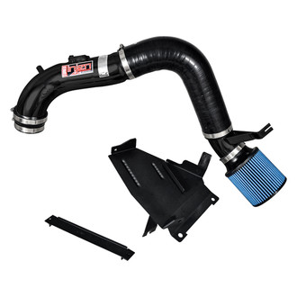 Injen® - SP Series Polished Black Cold Air Intake System with Blue Filter
