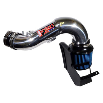 Injen® - SP Series Polished Silver Short Ram Air Intake System with Blue Filter and Air Scoop Bracket
