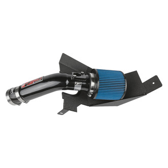 Injen® - SP Series Polished Black Short Ram Air Intake System with Blue Filter