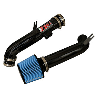 Injen® - SP Series Polished Black Cold Air Intake System with Blue Filter