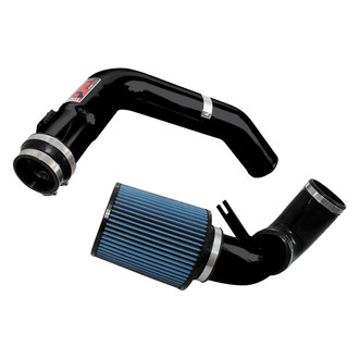 Injen® - SP Series Polished Black Cold Air Intake System with Blue Filter