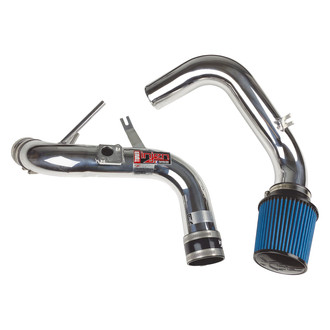 Injen® - SP Series Polished Silver Cold Air Intake System with Blue Filter