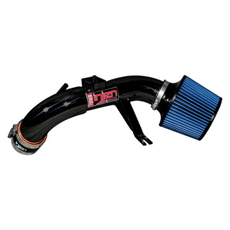 Injen® - SP Series Polished Black Short Ram Air Intake System with Blue Filter
