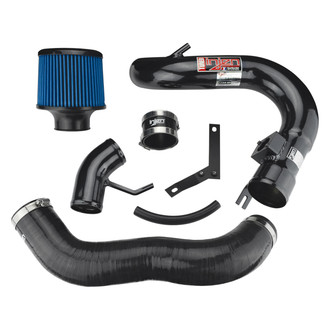 Injen® - SP Series Polished Black Cold Air Intake System with Blue Filter