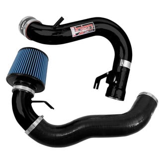 Injen® - SP Series Polished Black Cold Air Intake System with Blue Filter