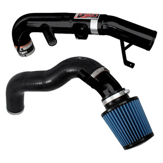 Injen® - SP Series Polished Black Cold Air Intake System with Blue Filter