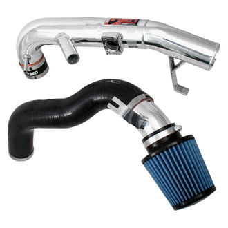 Injen® - SP Series Polished Silver Cold Air Intake System with Blue Filter