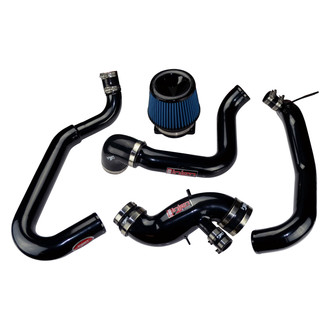 Injen® - SP Series Polished Black Short Ram Air Intake System with Blue Filter