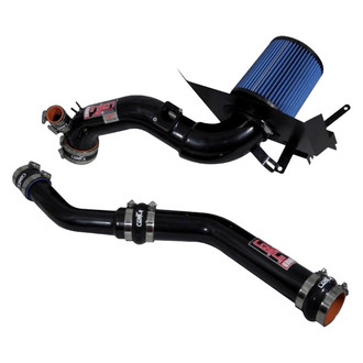 Injen® - SP Series Polished Black Short Ram Air Intake System with Blue Filter