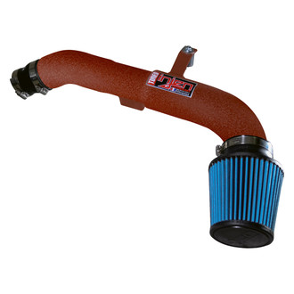 Injen® - SP Series Wrinkle Red Short Ram Air Intake System with Blue Filter