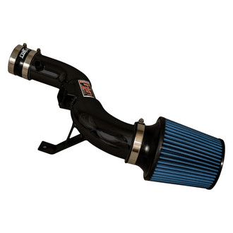 Injen® - SP Series Polished Black Short Ram Air Intake System with Blue Filter