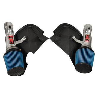 Injen® - SP Series Polished Silver Short Ram Air Intake System with Blue Filter