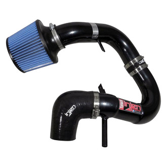 Injen® - SP Series Polished Black Short Ram Air Intake System with Blue Filter