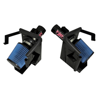 Injen® - SP Series Polished Black Short Ram Air Intake System with Blue Filter
