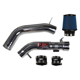 Injen® - SP Series Polished Silver Cold Air Intake System with Blue Filter