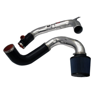 Injen® - SP Series Polished Silver Cold Air Intake System with Blue Filter