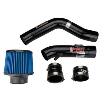 Injen® - SP Series Polished Black Cold Air Intake System with Blue Filter