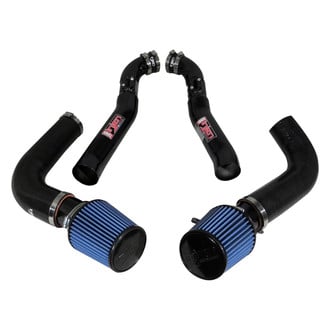 Injen® - SP Series Polished Black Cold Air Intake System with Blue Filter
