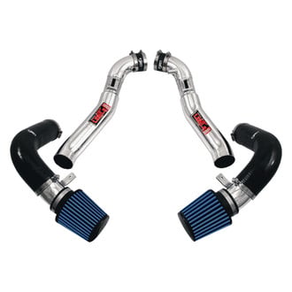 Injen® - SP Series Polished Silver Cold Air Intake System with Blue Filter