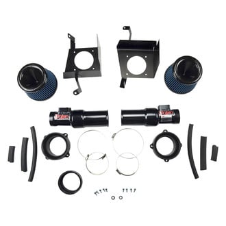 Injen® - SP Series Polished Black Short Ram Air Intake System with Blue Filter