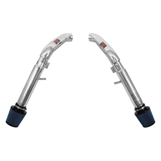 Injen® - SP Series Polished Silver Cold Air Intake System with Blue Filter