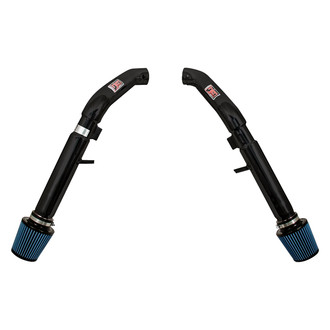 Injen® - SP Series Polished Black Cold Air Intake System with Blue Filter and Replacement Reservoir Bottle