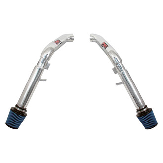 Injen® - SP Series Polished Silver Cold Air Intake System with Blue Filter and Replacement Reservoir Bottle