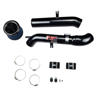 Injen® - SP Series Polished Black Cold Air Intake System with Blue Filter
