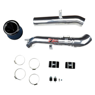 Injen® - SP Series Polished Silver Cold Air Intake System with Blue Filter