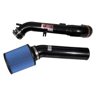 Injen® - SP Series Polished Black Cold Air Intake System with Blue Filter