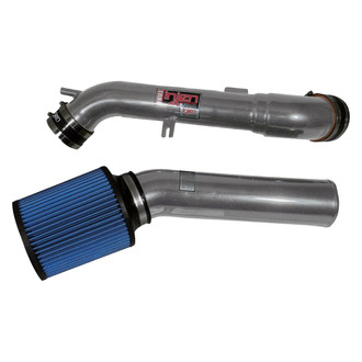 Injen® - SP Series Polished Silver Cold Air Intake System with Blue Filter