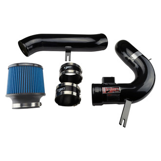 Injen® - SP Series Polished Black Cold Air Intake System with Blue Filter