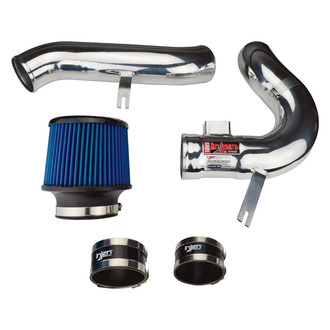 Injen® - SP Series Polished Silver Cold Air Intake System with Blue Filter