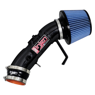 Injen® - SP Series Polished Black Short Ram Air Intake System with Blue Filter