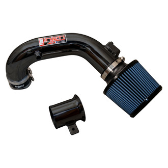 Injen® - SP Series Polished Black Short Ram Air Intake System with Blue Filter