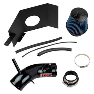 Injen® - SP Series Wrinkle Black Short Ram Air Intake System with Blue Filter
