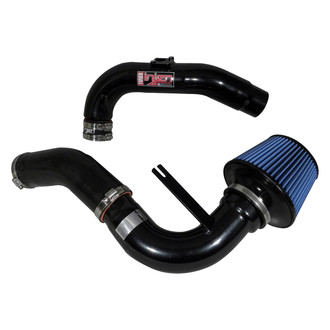 Injen® - SP Series Polished Black Cold Air Intake System with Blue Filter