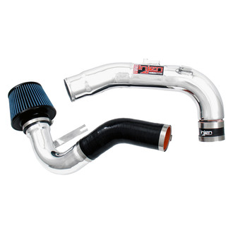 Injen® - SP Series Polished Silver Cold Air Intake System with Blue Filter