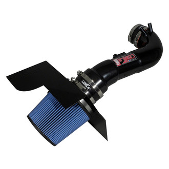 Injen® - SP Series Polished Black Short Ram Air Intake System with Blue Filter