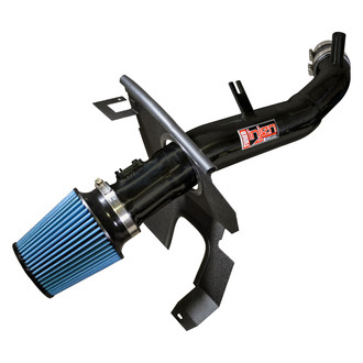 Injen® - SP Series Polished Black Short Ram Air Intake System with Blue Filter