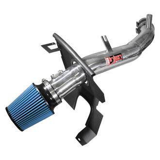 Injen® - SP Series Polished Silver Short Ram Air Intake System with Blue Filter