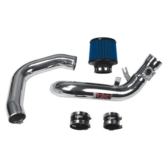 Injen® - SP Series Polished Silver Cold Air Intake System with Blue Filter