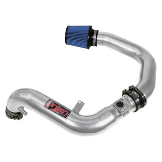 Injen® - SP Series Polished Silver Cold Air Intake System with Blue Filter