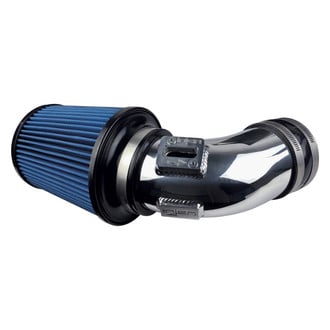 Injen® - SP Series Polished Silver Cold Air Intake System with Blue Filter
