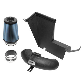 Injen® - SP Series Wrinkle Black Short Ram Air Intake System with Blue Filter