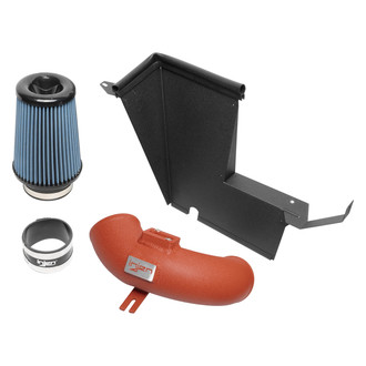Injen® - SP Series Wrinkle Red Short Ram Air Intake System with Blue Filter