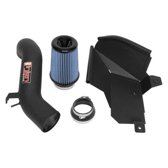 Injen® - SP Series Wrinkle Black Short Ram Air Intake System with Blue Filter