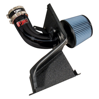 Injen® - SP Series Polished Black Short Ram Air Intake System with Blue Filter